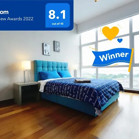 Experience The Coast - Hostahome Suites At Paragon Residence Near Downtown Johor Bahru Exterior photo